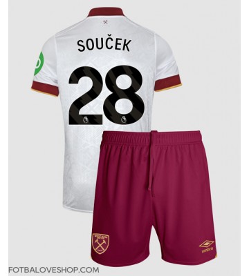 West Ham United Tomas Soucek #28 Dětské Alternativní Dres 2024-25 Krátký Rukáv (+ trenýrky)
